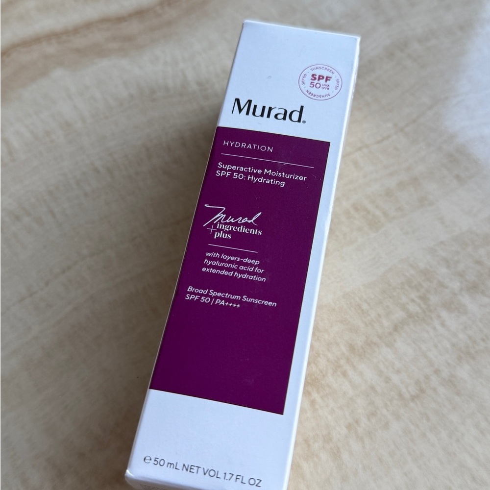 Murad SPF50 sunscreen